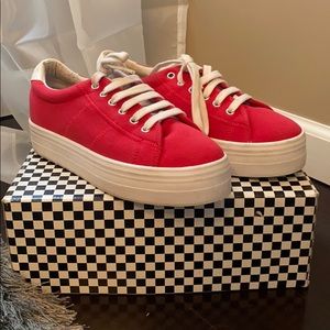 No Name Plato Sneaker in Red
